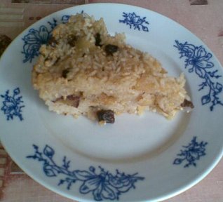 Rychlý rýžový nákyp