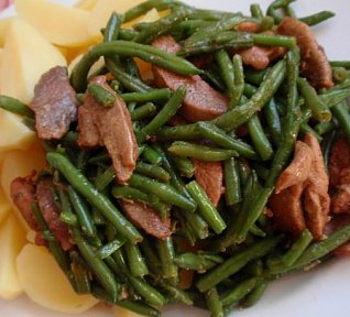 Fazolkovo-masová směs - rychle a chutně