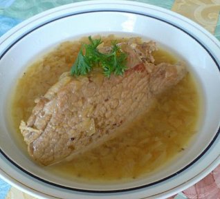 Vepřová "pečeně" v papiňáku Vepřová "pečeně" v papiňáku
