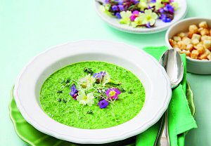 Jarní špenátová polévka