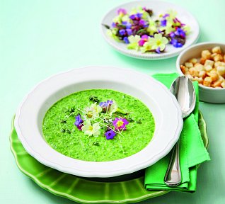 Jarní špenátová polévka