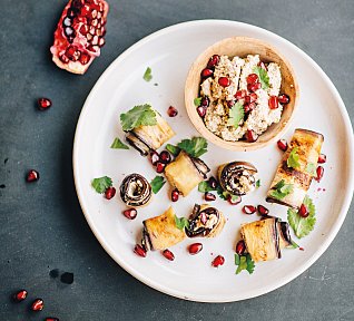 Grilovaný lilek Badrijani