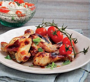 Kuřecí na medu s kuskusem