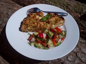 Nádivka s brokolicí (z remosky)