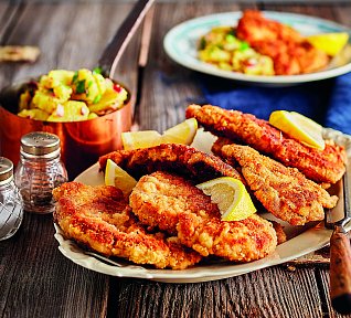 Smažené řízky z krkovice