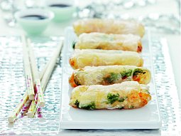 Rýžové závitky se zeleninou