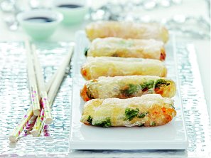 Rýžové závitky se zeleninou