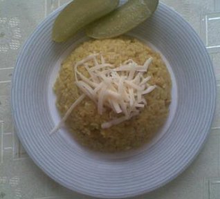 Rizoto ze sojového masa