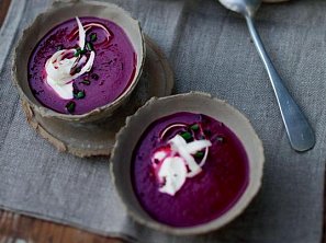 Řepná polévka s křenem