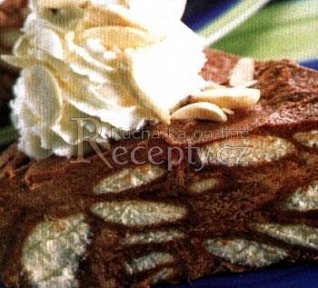 Piškotový kakaový dort