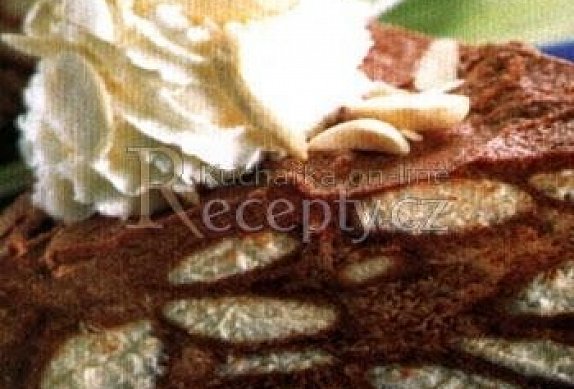Piškotový kakaový dort