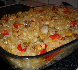 Raubířovy zapečené těstoviny