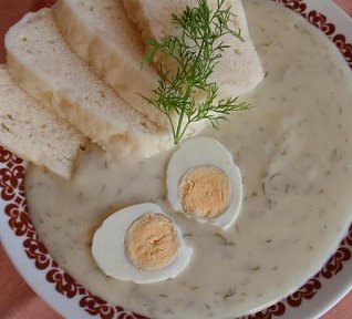 Jednoduchá koprová omáčka z mléka Jednoduchá koprová omáčka z mléka