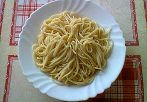 Progresivní špagety, základní recept