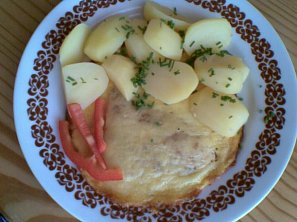 Zapečené filety s bešamelem Zapečené filety s bešamelem