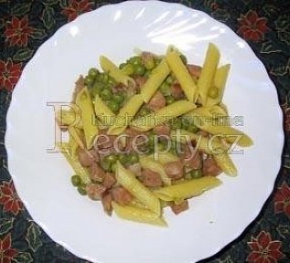 Těstoviny s hráškem