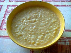 Dhál indický, falešný (čočková kaše s rýží), základní recept