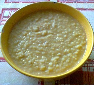 Dhál indický, falešný (čočková kaše s rýží), základní recept