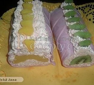 Šunková roláda s ovocem