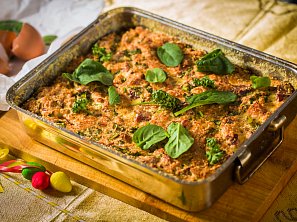 Velikonoční nádivka s pečeným kolenem