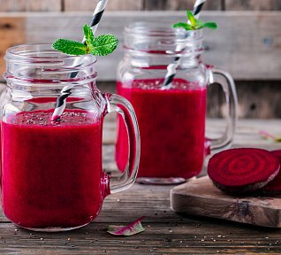Smoothie z červené řepy