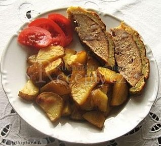 Vepřová pečeně s petrželkovou krustou