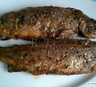 Pstruh na másle s kmínem