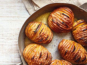 Pečené brambory Hasellback