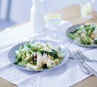 Rigatoni s chřestem