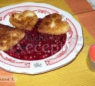 Valentínská krupicová srdíčka