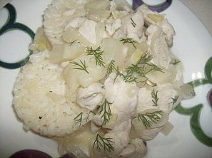 Kuřecí prsíčka s fenyklem Kuřecí prsíčka s fenyklem