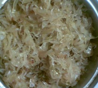 Dušené jemné zelíčko