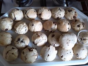 Muffiny s čokoládou