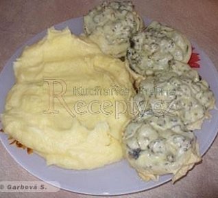 Plněné žampiony - rychlá mňamka