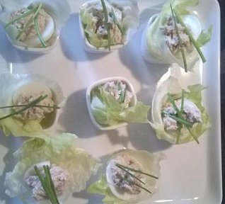 Jednohubky v japonském stylu - tuňákové