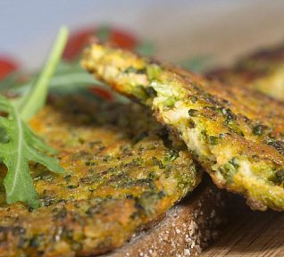 Ovesné placičky s brokolicí