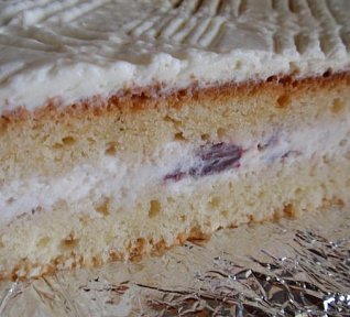 Smetanové řezy s ovocem