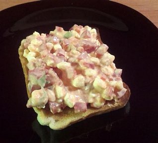 Chlapská pomazánka z cottage