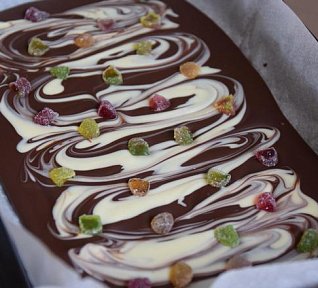 Mramorová čokoláda