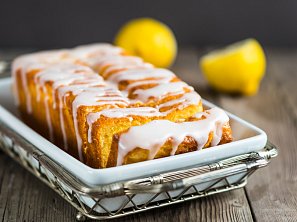 Citronový chlebíček s mandlemi