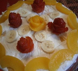 Nepečený jogurtový dort