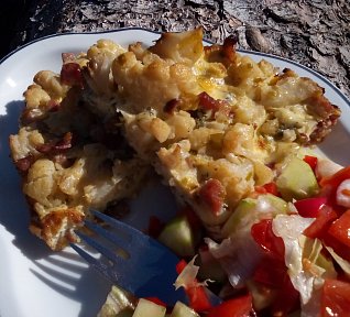 Zapečený květák pro chlapy