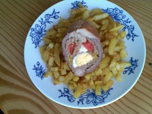 Restované kari brambory