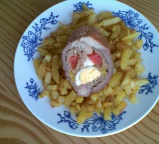 Restované kari brambory