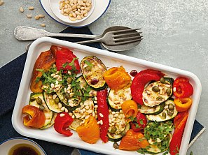 Salát z grilované zeleniny