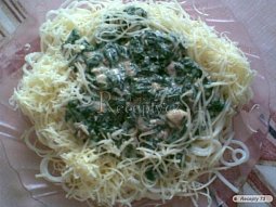 Špenátovo-smetanové spaghetti