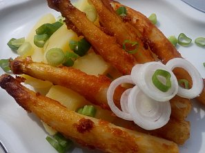 Chřest v tempuře smažený