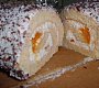Kokosovo-tvarohová roláda