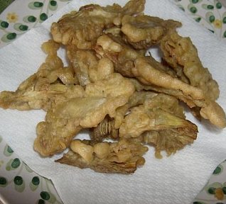 Smažené artyčoky (Carciofi fritti)