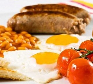 Anglická tradiční snídaně